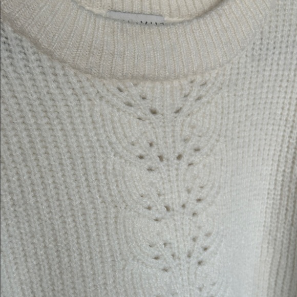 Ava & Viv Cream Knit Sweater - Picture 3 of 9